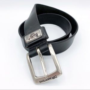 Dr. Martens Black Leather Unisex Belt Size 30